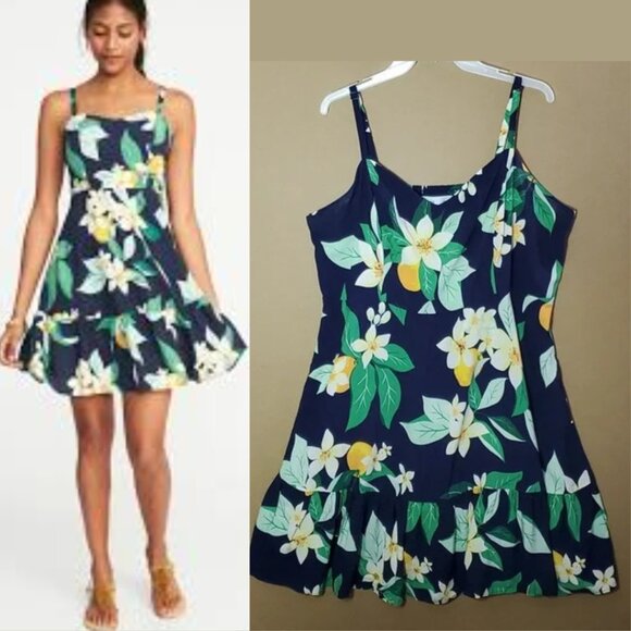 Old Navy Dresses & Skirts - Floral Ruffle Hem Cami Dress - Size XL/XXL